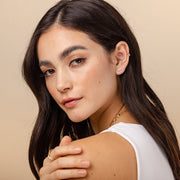 Bar Princess Cut StudsEarrings – view 10