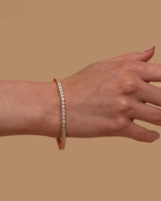 Princess Cut Tennis Bracelet – view 7