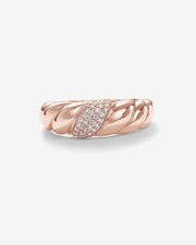 Cubic Zirconia Croissant Ring – view 18