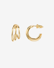 Vermeil Echo HoopsEarrings