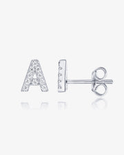 Gemma Initial StudsEarrings – view 3