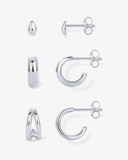 Versatile Huggie TrioEarrings – view 2