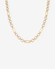 Waterproof Mixed Link Chain Necklace