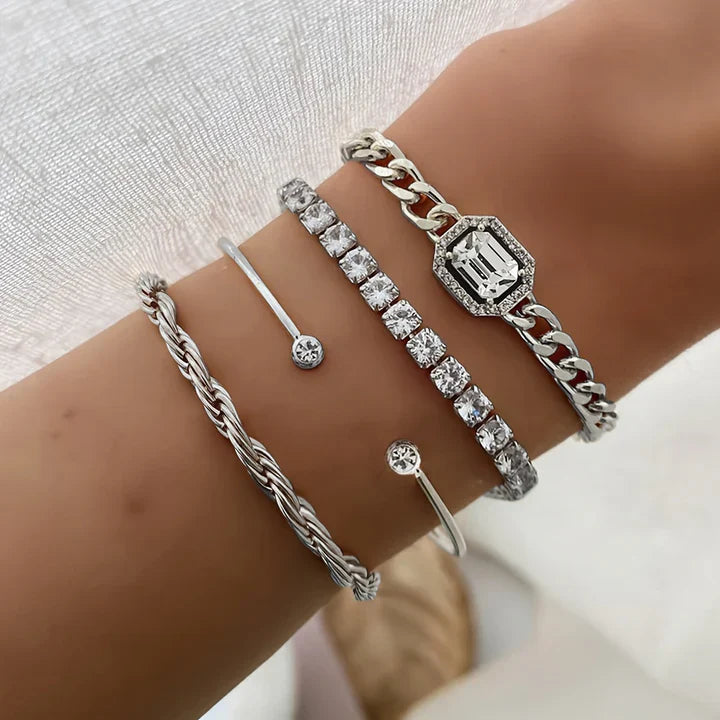 Domitia Calvina Bracelet Set | Gold – view 2