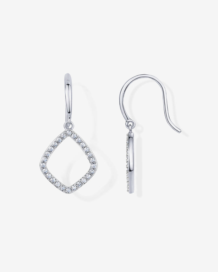 Teardrop Geometric Dangle Earrings – view 2
