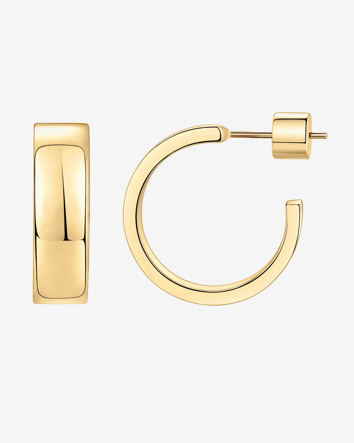 Squared Edge HoopsEarrings