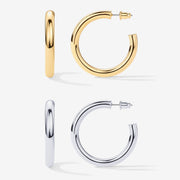 Round Chunky HoopsEarrings – view 7