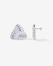 Vintage Triangle Knot Earrings – view 2
