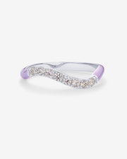 Azul Wavy Enamel Ring – view 19