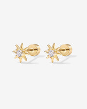 Tiny Star Flat Back StudsEarrings – view 5