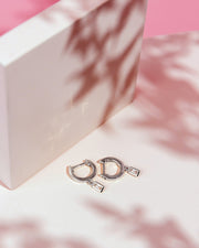 Baguette Drop HuggiesEarrings – view 17