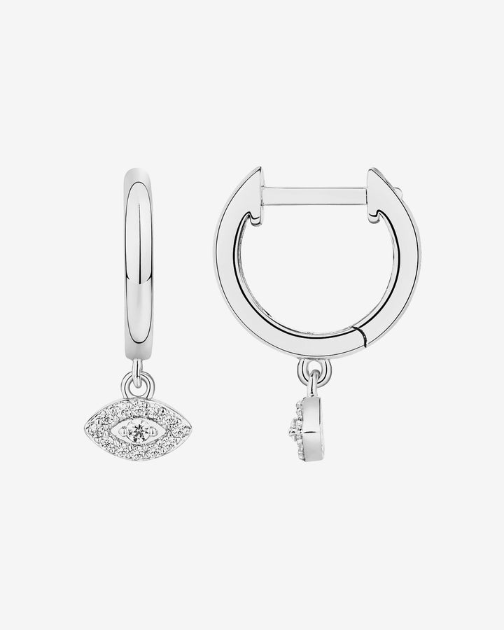 Evil Eye HuggiesEarrings – view 2