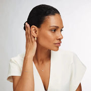 Cléa Stone Necklace | White Gold – view 6