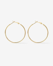 Clasp Back Thin HoopsEarrings – view 30