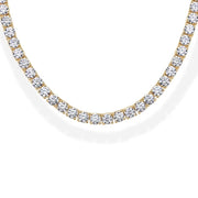 Long Choker Tennis Necklace – view 3
