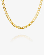 Thick Super Flat Curb Link Chain Necklace – view 3