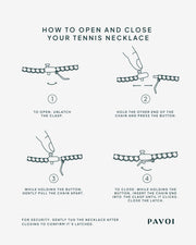 Long Choker Tennis Necklace – view 10
