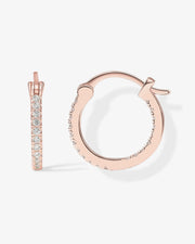 Slim Inside-Out HoopsEarrings – view 4