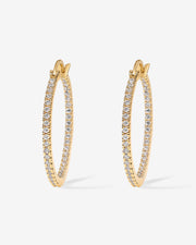 Vermeil Slim Inside-Out HoopsEarrings – view 16