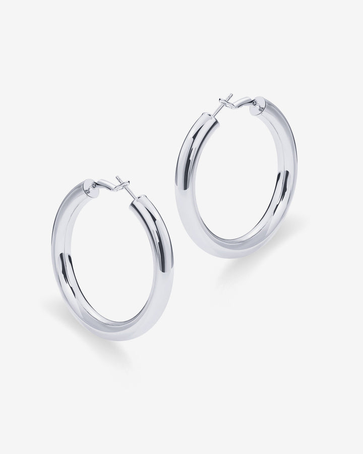 Clasp Back Chunky HoopsEarrings – view 2