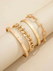 Elan Mercer Bracelet Set | Gold – view 3