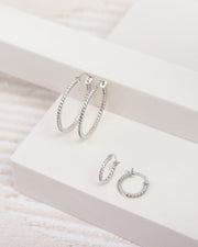 Slim Inside-Out HoopsEarrings – view 20