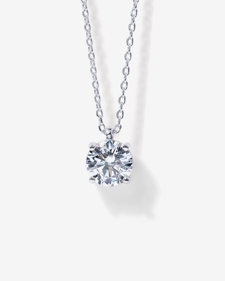 Danty CZ Solitaire Necklace – view 2
