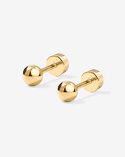 Big Sphere Screw Back StudEarrings – view 5