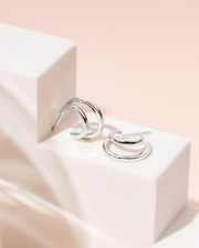 Double Split HoopsEarrings – view 15