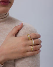 Mixed Styles Band Rings Set of 4 – view 4