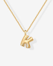 Bubble Initial Pendant – view 11