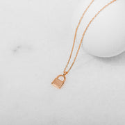Lock Pendant Necklace – view 10