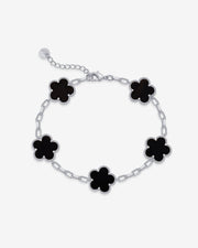 Gemstone Clover Bracelet – view 2