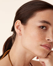Ball Half Hoop HuggieEarrings – view 12
