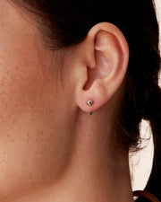 Ball Half Hoop HuggieEarrings – view 15