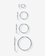 Cascade Graduated Hoop Earrings Set – view 2
