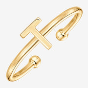 Thin Initial Ring – view 20