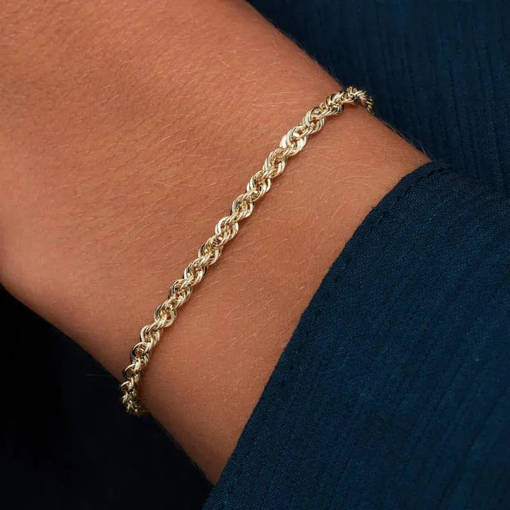 Twisted Chain Bracelet | Gold – view 2