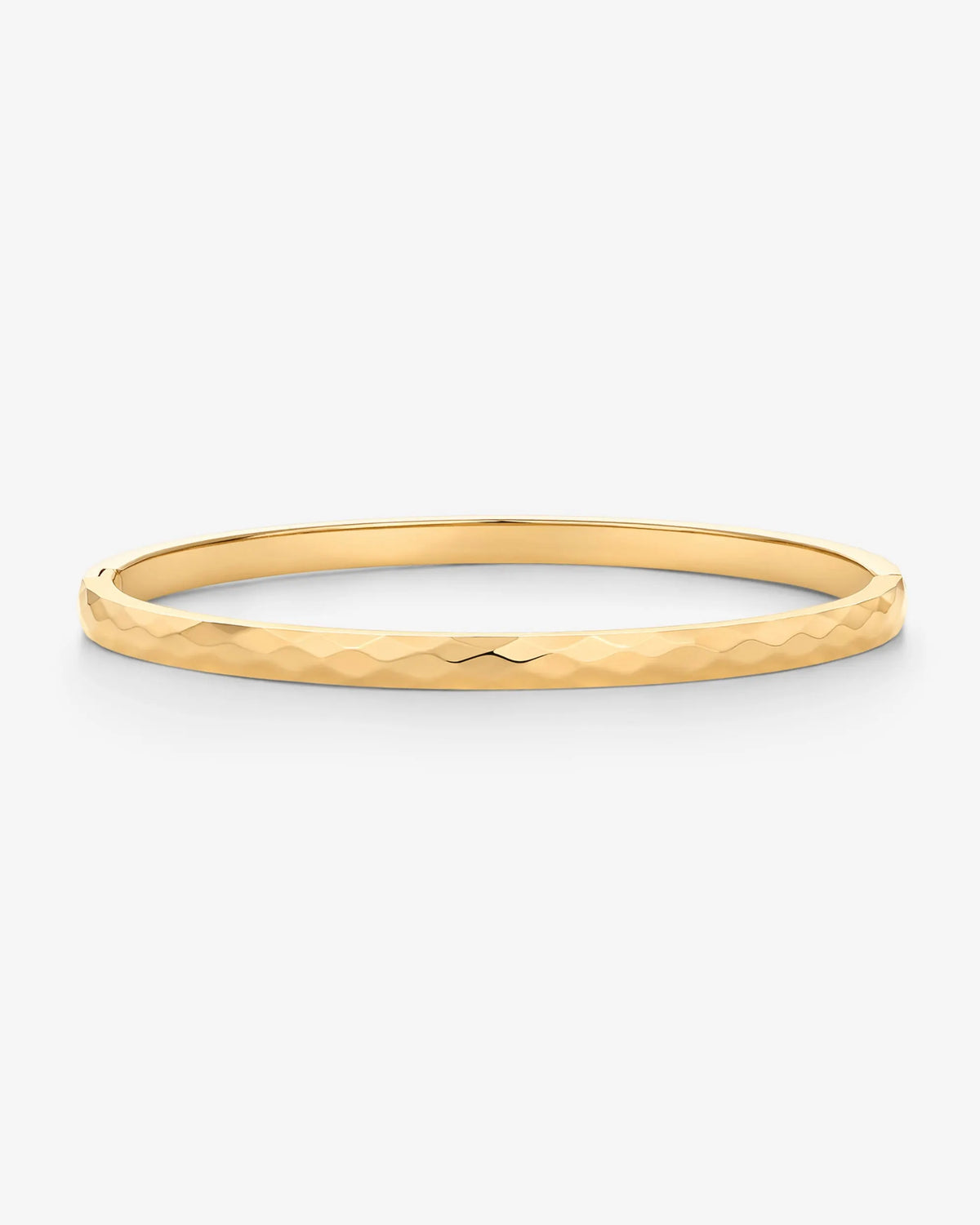 Faceted Bangle Bracelet