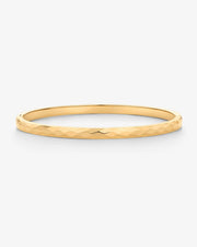 Faceted Bangle Bracelet