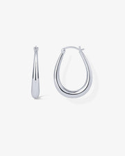 Oval HoopsEarrings – view 2