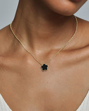 Gemstone Clover Necklace – view 7