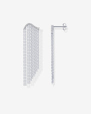 Chain Crawler Dangle Earrings – view 2
