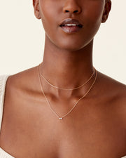 Layered Baguette Pendant Necklace – view 12