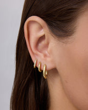 Huggie Hoop Earrings Set – view 3
