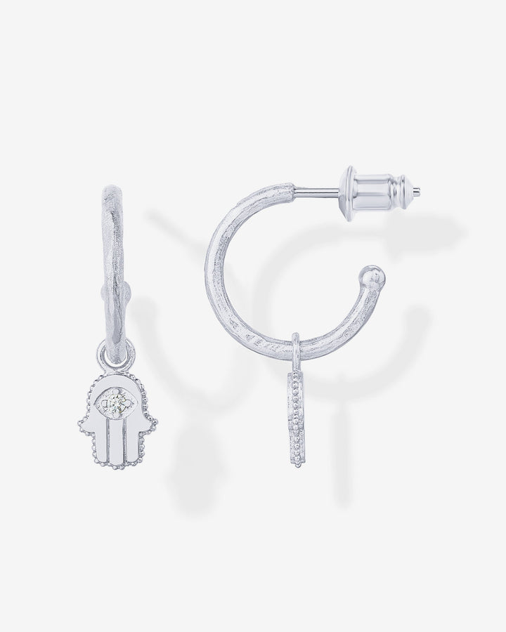 Hamsa HoopsEarrings – view 2