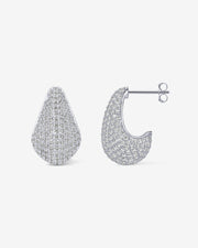 Pavé Drop Earrings – view 2