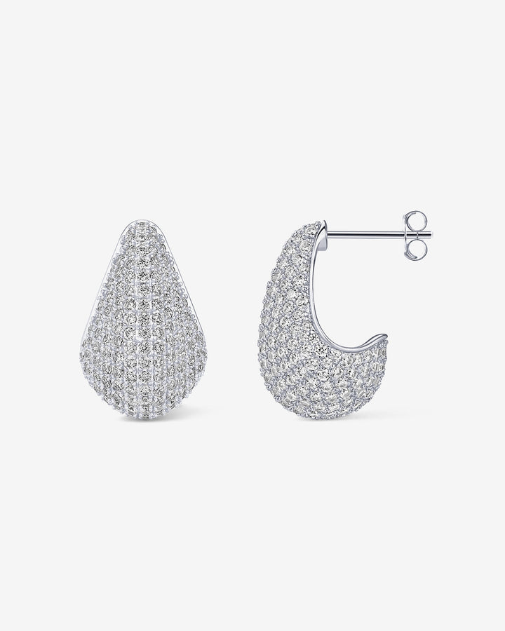 Pavé Drop Earrings – view 2