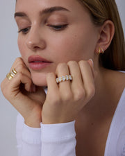 Bold Oval Eternity Ring – view 5