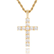 Cross necklace | White Gold – view 2